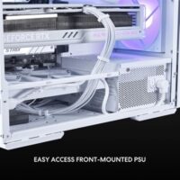 LIAN LI LANCOOL 207 Compact ATX RGB Gaming Case White - Image 4
