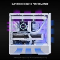 LIAN LI LANCOOL 207 Compact ATX RGB Gaming Case White - Image 3