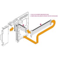 Lian Li 600mm PCI-e 4.0 Riser Cable White PW-PCI-4-60W - Image 3