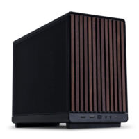 Lian Li A3-MATX Wooden Panel Mini-Tower Case - Black