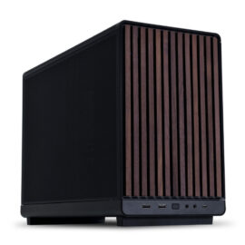 Lian Li A3-MATX Wooden Panel Mini-Tower Case - Black
