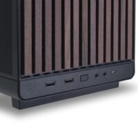 Lian Li A3-MATX Wooden Panel Mini-Tower Case - Black - Image 4