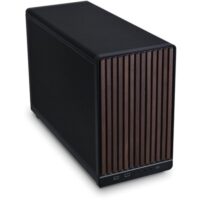 Lian Li A3-MATX Wooden Panel Mini-Tower Case - Black - Image 2