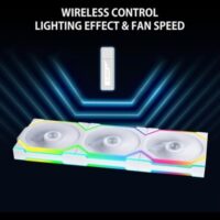 Lian Li Uni Fan SL Wireless 120 - Triple Pack - ARGB Fan White - Image 2
