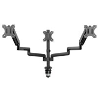 MXG BMA-36 Triple Montior Pole Mounted Premium Aluminum Spring-Assisted Monitor Arm - Image 5