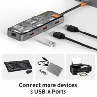 WIWU Cyber Hub CB008 USB Type-C 8-in-1 Adapter - Image 3