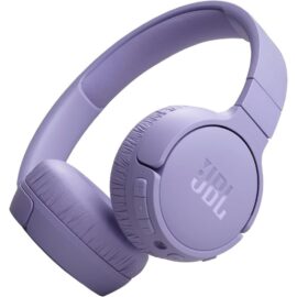 JBL Tune 670NC Wireless On-Ear Headphones with Adaptive Noise Cancelling and Foldable Design – Purple JBLT670NCPUR