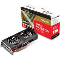 Sapphire PULSE Radeon RX 7600 8GB GDDR6 PCI Express 4.0 x8 ATX Graphics Card - Refurbished