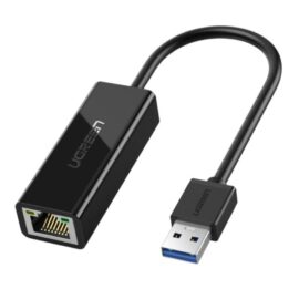 UGREEN 20256 USB 3.0 to RJ45 Gigabit Ethernet Adapter Black