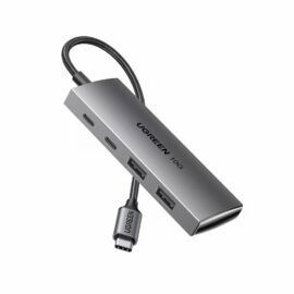 UGREEN 30758 USB C Hub Gen2 10Gbps, 4 Ports USB 3.2 HUB with 2 USB-C 3.2 and 2 USB-A 3.2