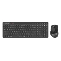 A4Tech FB2800C Air2 Bluetooth & 2.4G Desktop Set Black, Dual Mode Wireless, Quiet Key Keyboard