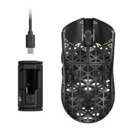 ATTACK SHARK R5 Ultra Carbon Fiber Wireless 8K PAW3950MAX Gaming Mouse Black