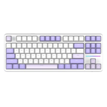 ATTACK SHARK X87 Tri-mode Gasket Mechanical Keyboard - Twilight Purple