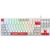 Bloody S310N RGB BLMS Mechanical Gaming Keyboard - Energy White