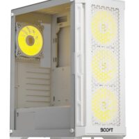 Boost Enclosure Pro Series P300 with 4 ARGB Fans White