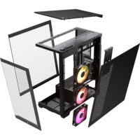 Corsair 3500X ARGB Mid-Tower ATX Desktop Case (Black) - Image 9