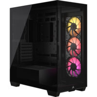 Corsair 3500X ARGB Mid-Tower ATX Desktop Case (Black)