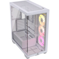 Corsair 3500X ARGB Mid-Tower ATX Desktop Case (White) - Image 14