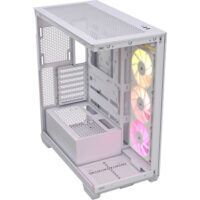 Corsair 3500X ARGB Mid-Tower ATX Desktop Case (White) - Image 7