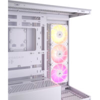 Corsair 3500X ARGB Mid-Tower ATX Desktop Case (White) - Image 8