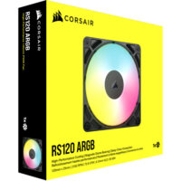 Corsair RS120 ARGB 120mm PWM Fan (Black) - Image 7