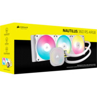 Corsair NAUTILUS 360 RS ARGB Liquid CPU Cooler - White - Image 9