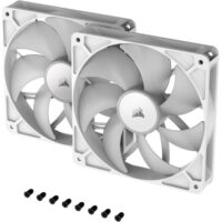 Corsair RS140 ARGB 140mm PWM Fans - Dual Pack - White - Image 4