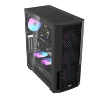 DarkFlash DF2100 Mesh ATX PC Gaming Case - Black