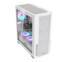 DarkFlash DF2100 Mesh ATX PC Gaming Case - White