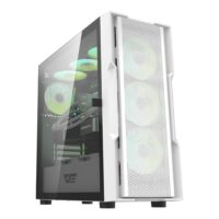 DarkFlash DK431 E-ATX With 4 ARGB Fans Gaming Case White