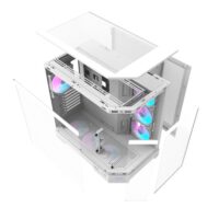 DarkFlash DQX90 LUXURY Gaming Desktop PC Mid Tower Gaming Case - White - Image 3