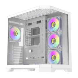 DarkFlash FT418 Pro ATX Gaming Case - White