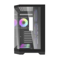 DarkFlash FT418 Pro ATX Gaming Case - Black - Image 3