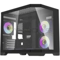 DarkFlash FT418 Small Gaming Case – Black