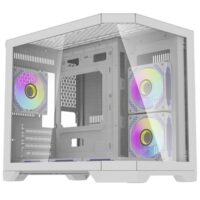 DarkFlash FT418 Small Gaming Case – White