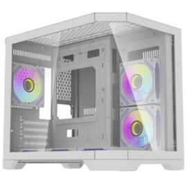 DarkFlash FT418 Small Gaming Case – White