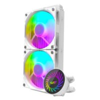 DarkFlash DCS 240 240MM Liquid Cooler ARGB White - Image 2