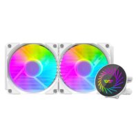 DarkFlash DCS 240 240MM Liquid Cooler ARGB White - Image 3