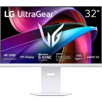 LG UltraGear 32G810SA-W 31.5" 4K HDR 144Hz Smart Gaming Monitor