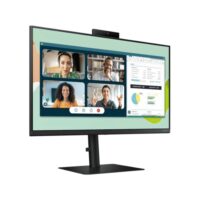 Samsung  S40VA Series 24-Inch Computer Monitor, HDMI Monitor, 75Hz Monitor, IPS Monitor, Built-in Webcam, Built-in Speaker & Mic, FreeSync Premium (LS24A400VENXZA) (Used) - Image 2