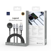 WiWU Legend Series 3 in 2 100W  Cable - Image 3