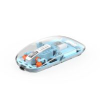 WiWU WM105 Crystal Magnetic Wireless Mouse Blue - Image 2