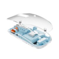 WiWU WM105 Crystal Magnetic Wireless Mouse Blue - Image 3