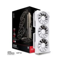 XFX Swift AMD Radeon RX 9070XT 16GB GDDR6, 256bit, HDMI/3x DP, AMD RDNA 4 Gaming Edition Graphics Card - White