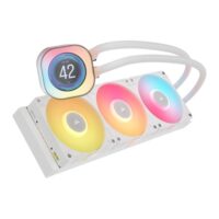 Corsair iCUE LINK TITAN 360 RX LCD Liquid CPU Cooler - White - Image 2