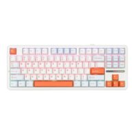 AULA F87 Pro Gasket Mechanical Keyboard White Blue Reaper Switches - Image 2