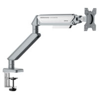 Anda Seat Stealth II Ergonomic Single Monitor Arm Silver White AD-W-A6D-1S-FW - Image 5