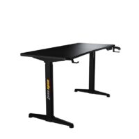 Anda Seat Terminator Electric Adjustable Carbon Fiber Texture RGB Gaming Desk Black