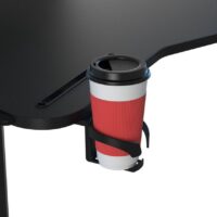 Anda Seat Shadow Warrior Electric Adjustable Carbon Fiber Texture RGB Gaming Desk Black - Image 6