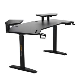 Anda Seat Shadow Warrior Electric Adjustable Carbon Fiber Texture RGB Gaming Desk Black